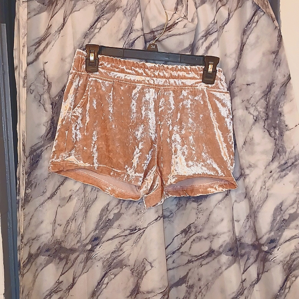 Women's pajama shorts XL light pink
